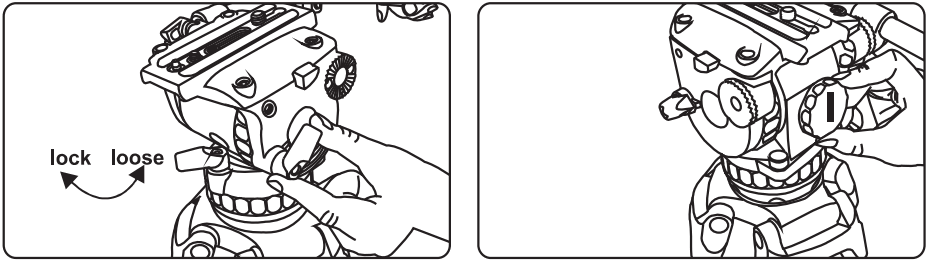 E IMAGE GH01 Fluid Drag Video Head and Tripod - fig 20