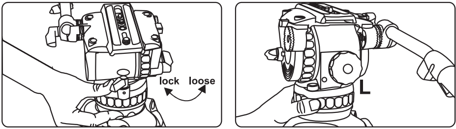 E IMAGE GH01 Fluid Drag Video Head and Tripod - fig 22