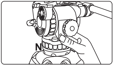 E IMAGE GH01 Fluid Drag Video Head and Tripod - fig 23