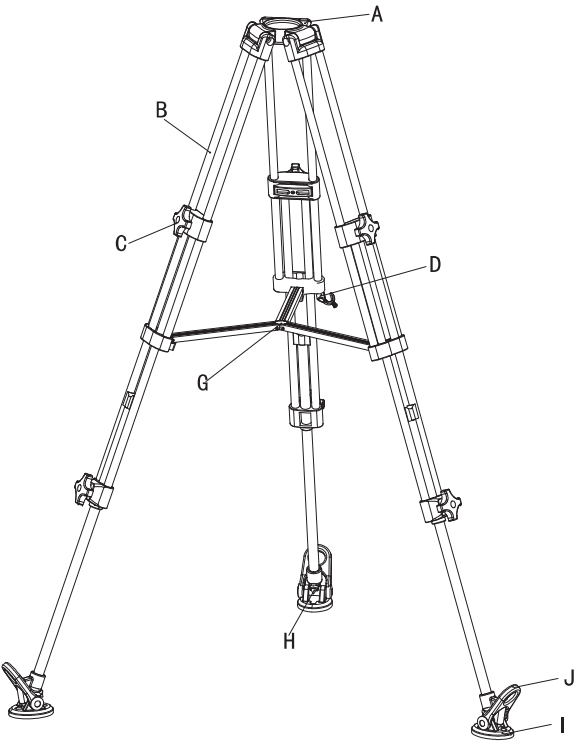 E IMAGE GH01 Fluid Drag Video Head and Tripod - fig 30