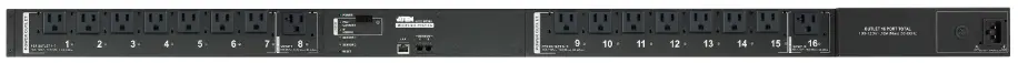 ATEN PE6216 16-24-Outlet Metered and Switched eco PDU