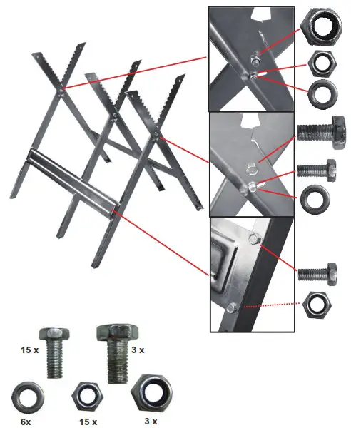 upp 641 Sawing Horse - overview