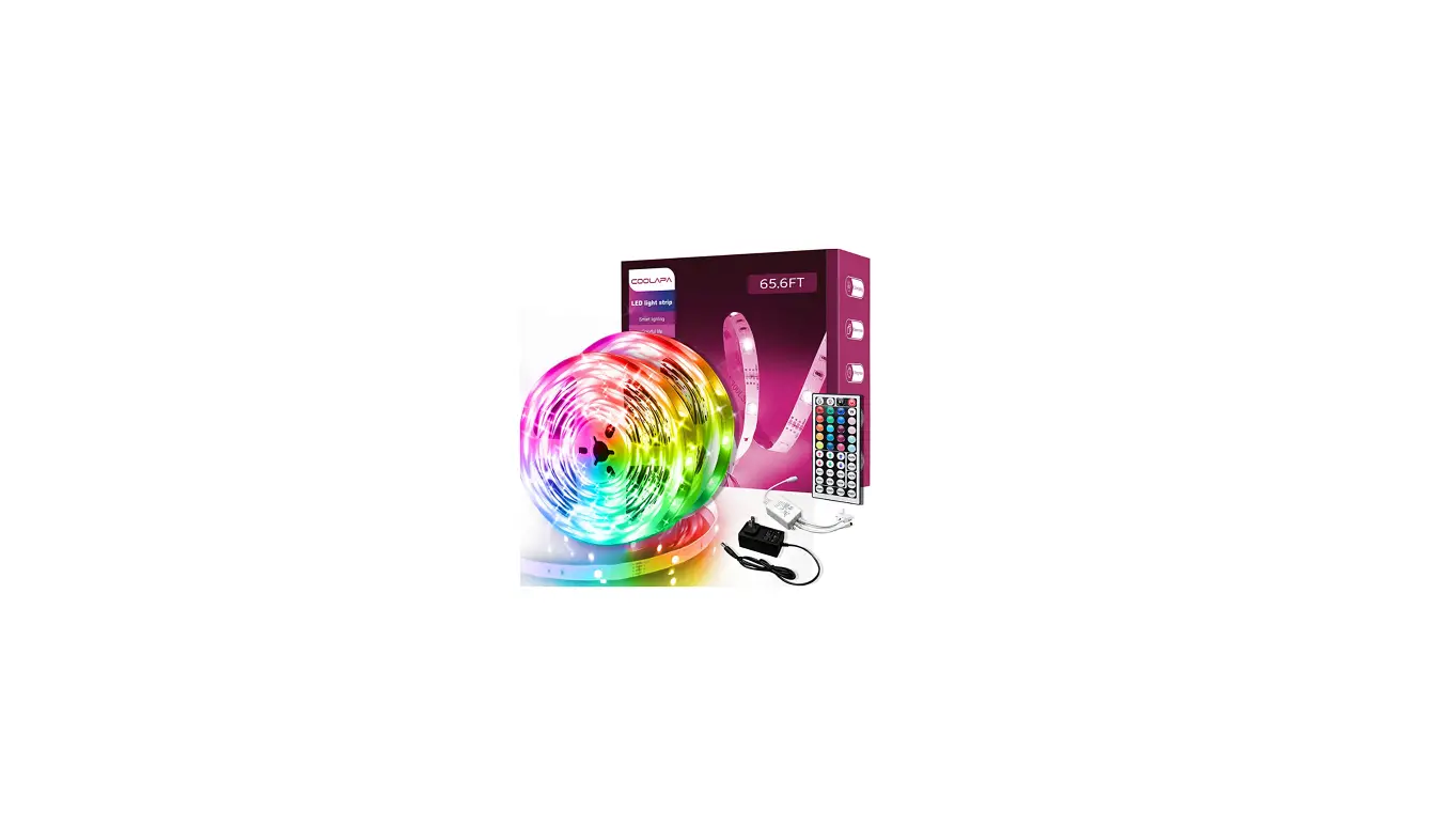Coolapa ‎cw-104 65.6ft Led Strip Lights Instruction Guide
