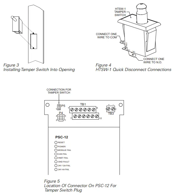 SIEMENS HTSW-1 Door System Tamper Switch - Figure 5