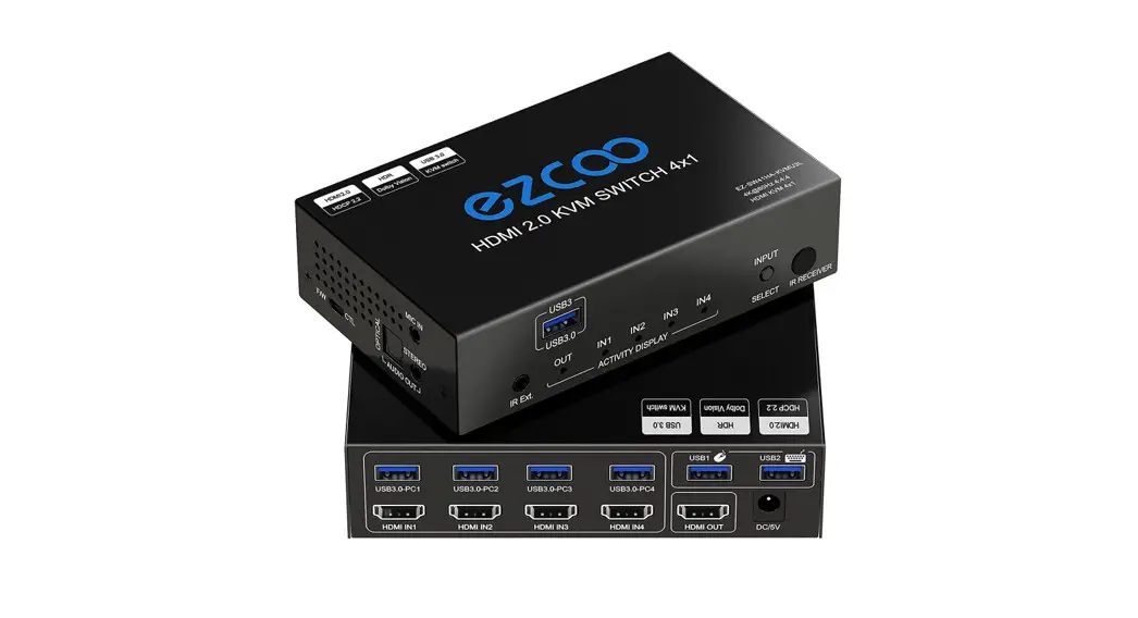 Ezcoo Ez-sw41ha-kvm Hdmi V2.0 Kvm Switch 4x1 User Manual