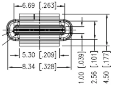 24-pin USB 3.1 Type C cable