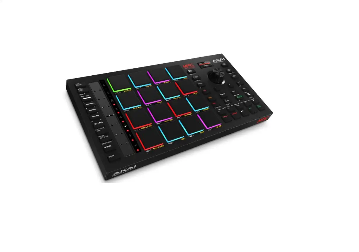 Akai Professional Mpc Studio Drum Pad Controller With Assignable Touchstrip User Guide