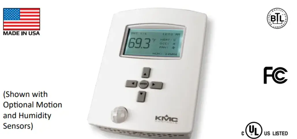 Kmc Controls Bac-12xx63 Flexstat Room Controllers And Sensors Installation Guide