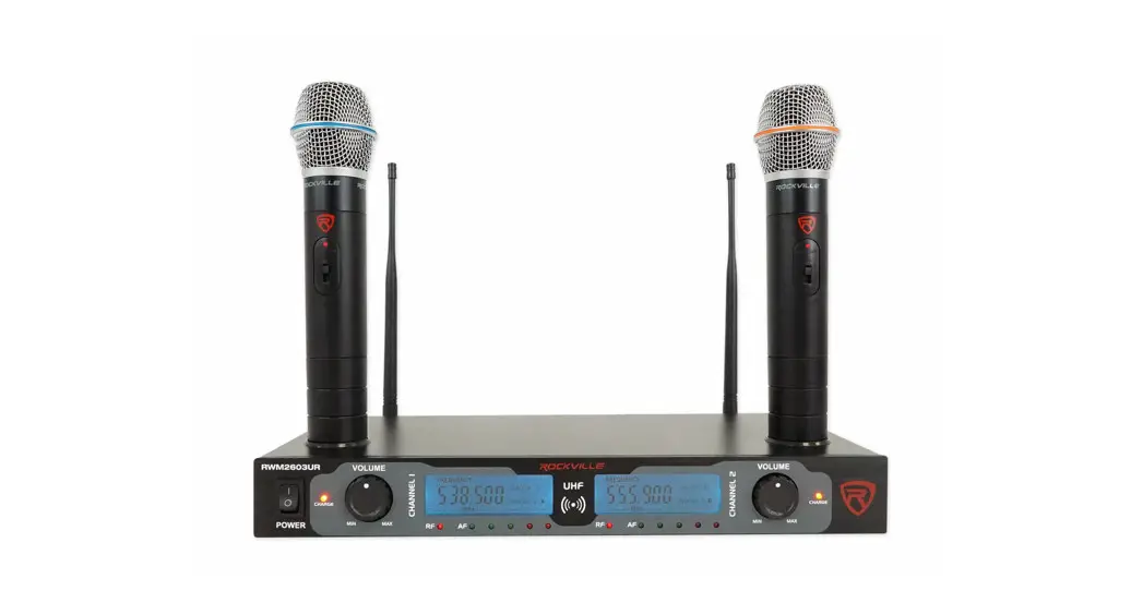 Rockville Wireless Microphone System Rwm2603ur Owner's Manual