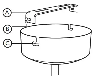 JOHN LEWIS Limbo 5lt Semi -- Semi Flush-