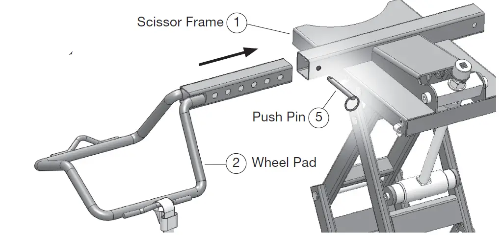 MoJack ZR350 Riding Mower Lift assembly instruction 1