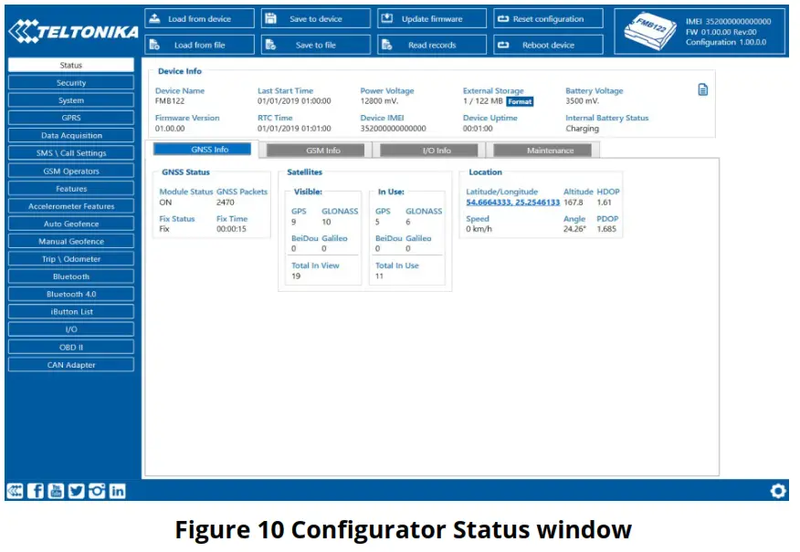 TELTONIKA FMB122 Dual-Sim Tracker with External GNSS Antenna - Figure 10
