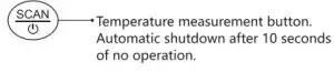GLOBAL Non-Contact Infrared Thermometer-Button