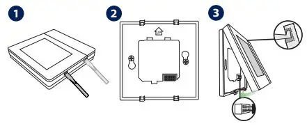 SALUS VS30W Programmable Wired Thermostat with Digital Display fig4