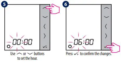 SALUS VS30W Programmable Wired Thermostat with Digital Display fig9