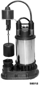 DRUMMOND 58012 1 2 HP Submersible Sump Pump-