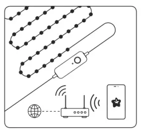 twinkly TWC400STP 400 RGB Multicolor LED Cluster Lights - figure 5