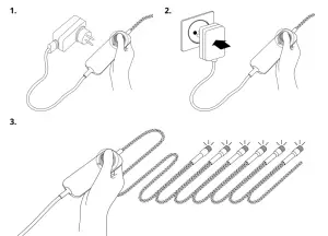 twinkly TWC400STP 400 RGB Multicolor LED Cluster Lights - figure 9