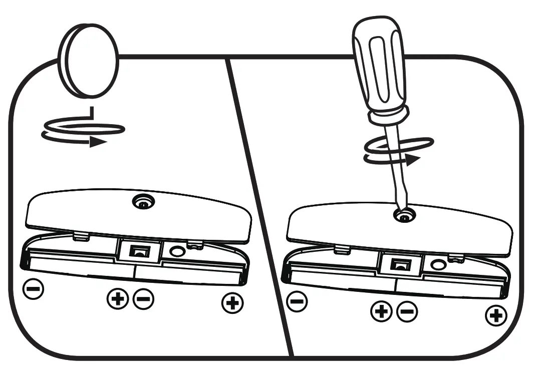 LeapFrog 80 194850 2 in 1 Touch and Learn Table - battery cover