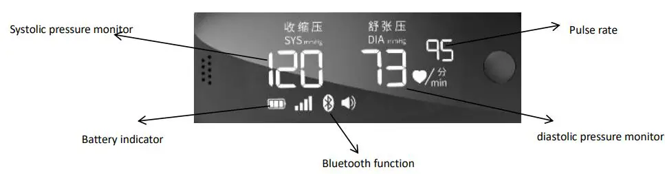 HINGMED Q06B Upper Arm Blood Pressure Monitor fig2