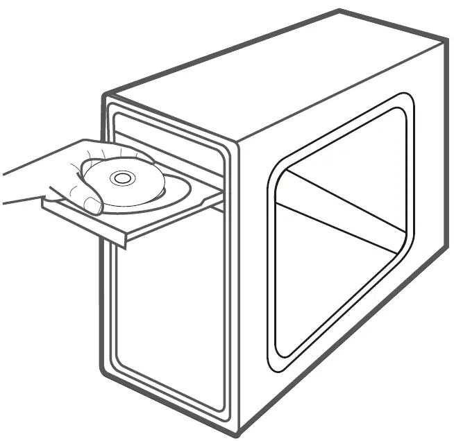 Putting CD in Computer