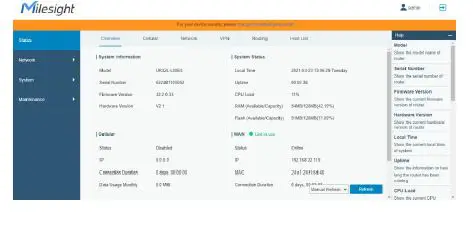 Milesight UR32L Industrial Router Lite Series fig 12