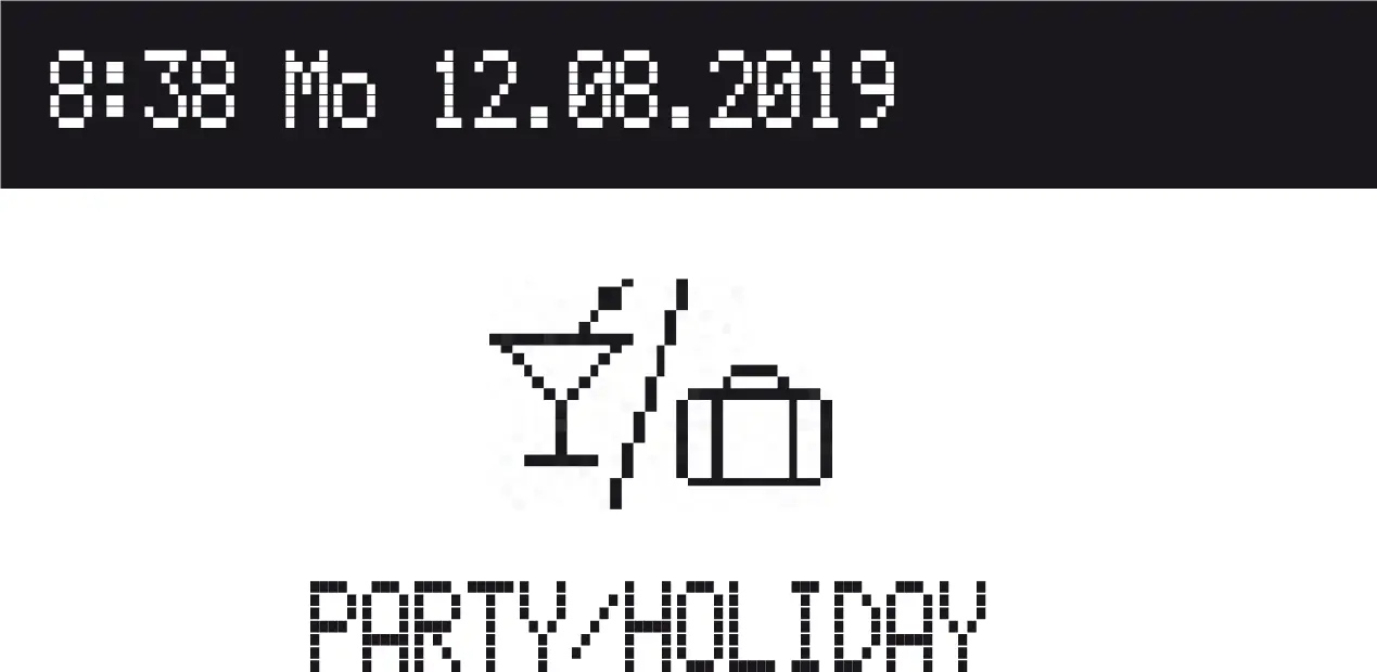 PARTY OR HOLIDAY