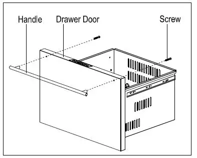 SUMMIT FF1DSS24 Frost-Free Drawer Refrigerators-2