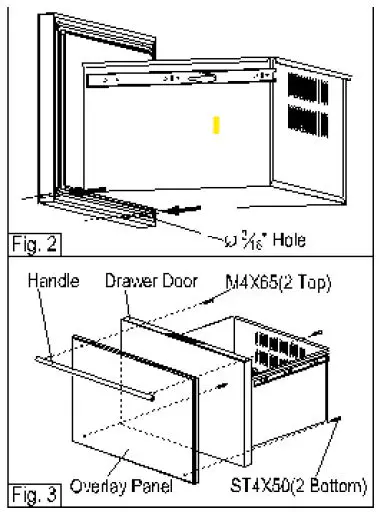 SUMMIT FF1DSS24 Frost-Free Drawer Refrigerators-5