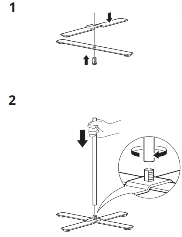 IKEA 104.378.07 BARLAST Floor Lamp - 2