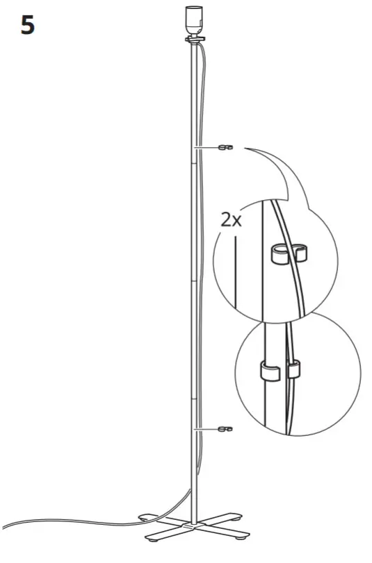 IKEA 104.378.07 BARLAST Floor Lamp - 5