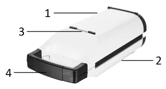 emerio WM 115008 Belgian Waffle Maker - PARTS DESCRIPTION