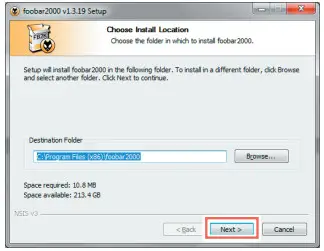 NAD D 3045 Hybrid Digital DAC Amplifier - foobar2000 3