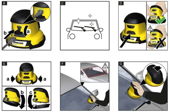 KARCHER EDI 4 Electric Ice Scraper - fig1