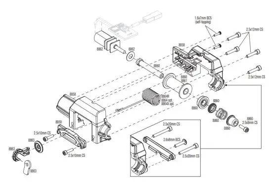 TRAXXAS TRX1032 TRX 4 Sport Crawler Truck - PARTS LIST AND EXPLODED VIEW