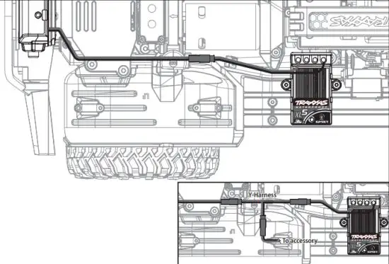 TRAXXAS TRX1032 TRX 4 Sport Crawler Truck - WIRING DIAGRAM