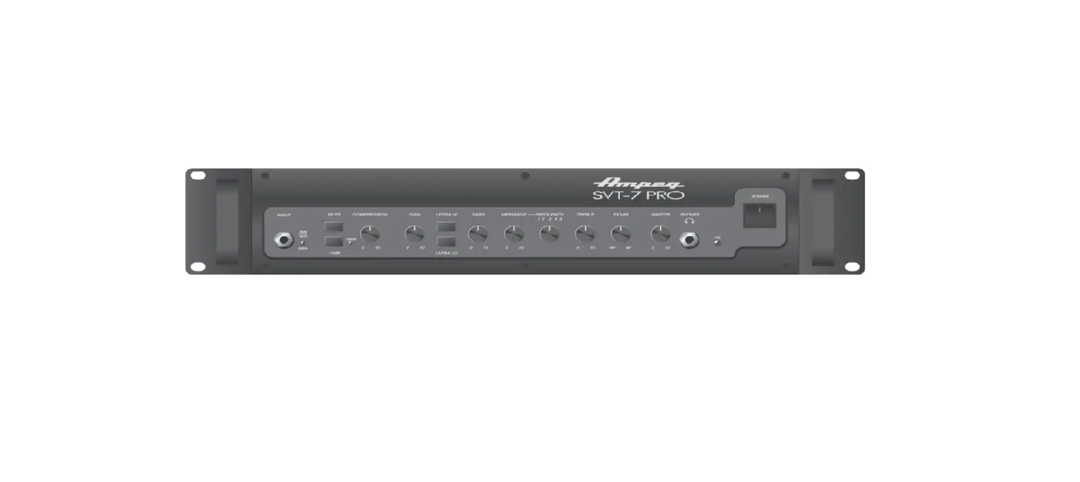 Ampeq Svt-7pro 1000-watt Tube Preamp Bass Head User Guide Ampeq Svt-7pro 1000-watt Tube Preamp Bass Head User Guide