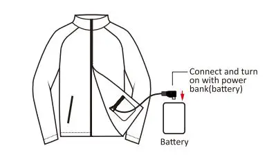 venture HEAT BT-500 Series Men's Bluetooth Softshell Heated Jacket with Battery 2