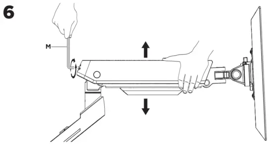 Lumi Legend LDT54-C024U Counterbalance Monitor Arm with RGB Lighting - installation1