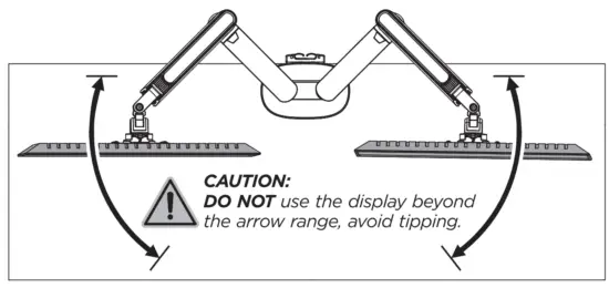 Lumi Legend LDT54-C024U Counterbalance Monitor Arm with RGB Lighting - installation7