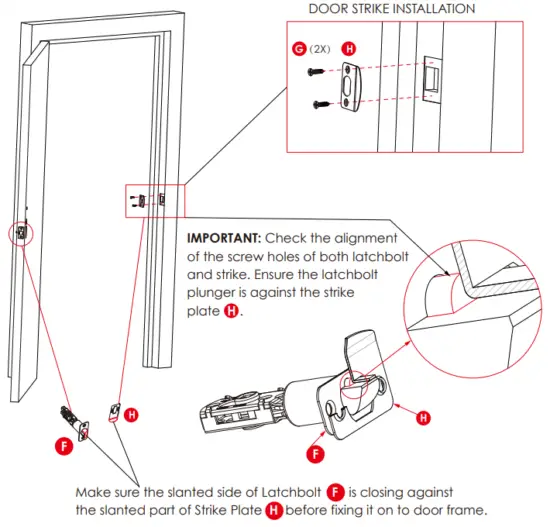 INSTALLING THE DOOR STRIKE