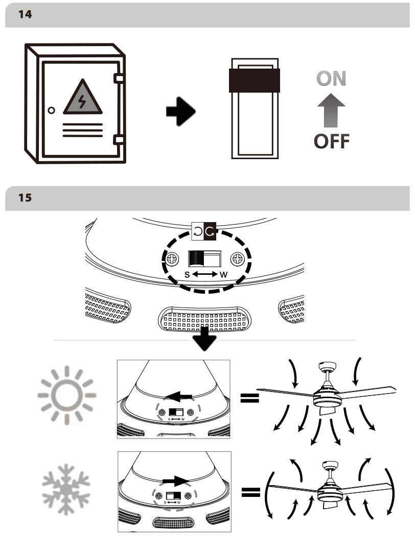 EGLO 35079 Sesimbra Ceiling Fan 3 Blades with Light fig 4