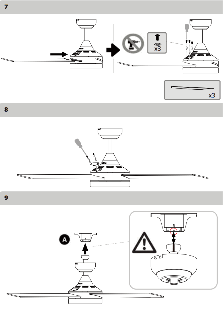 EGLO 35079 Sesimbra Ceiling Fan 3 Blades with Light fig 7