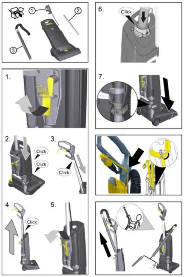 KARCHER CV 38-2 Vacuum Cleaner - Fig 2