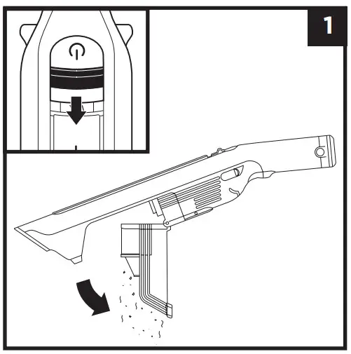 Shark WS630 Series WANDVAC System Ultra Lightweight Powerful Cordless 3 in 1 Stick Vacuum - EMPTYING THE DUST CUP 1