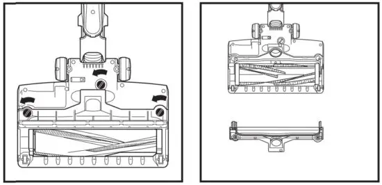 Shark WS630 Series WANDVAC System Ultra Lightweight Powerful Cordless 3 in 1 Stick Vacuum - NOZZLE MAINTENANCE
