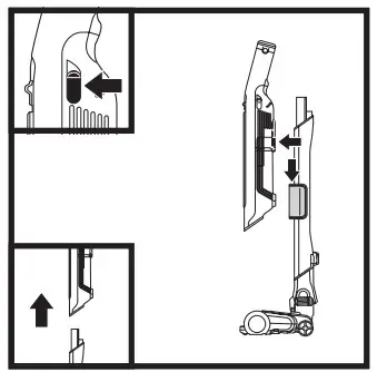 Shark WS630 Series WANDVAC System Ultra Lightweight Powerful Cordless 3 in 1 Stick Vacuum - STORAGE ON 2