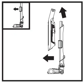 Shark WS630 Series WANDVAC System Ultra Lightweight Powerful Cordless 3 in 1 Stick Vacuum - STORAGE ON 3