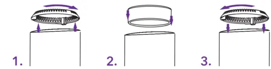 UV CAN TULIP 2 HEPA Air Purifier - Plug