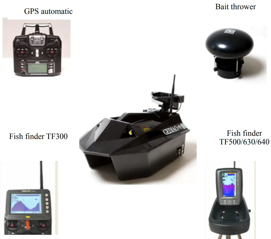 FUTURE CARPING V70 Gediao Intelligent Remote Control Bait Boat - Fig 6